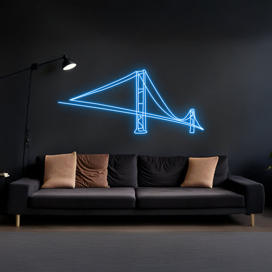 Golden Gate Bridge Neon Sign