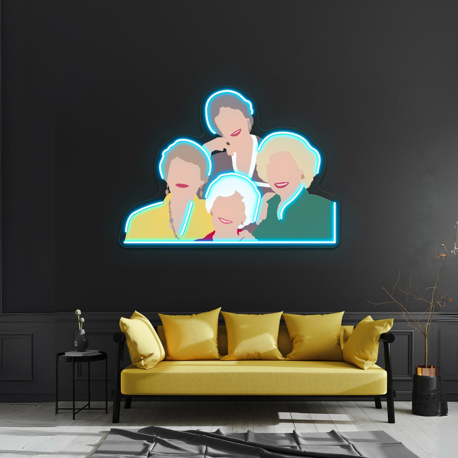 Golden Girls Opening Artwork Neon Led Signs