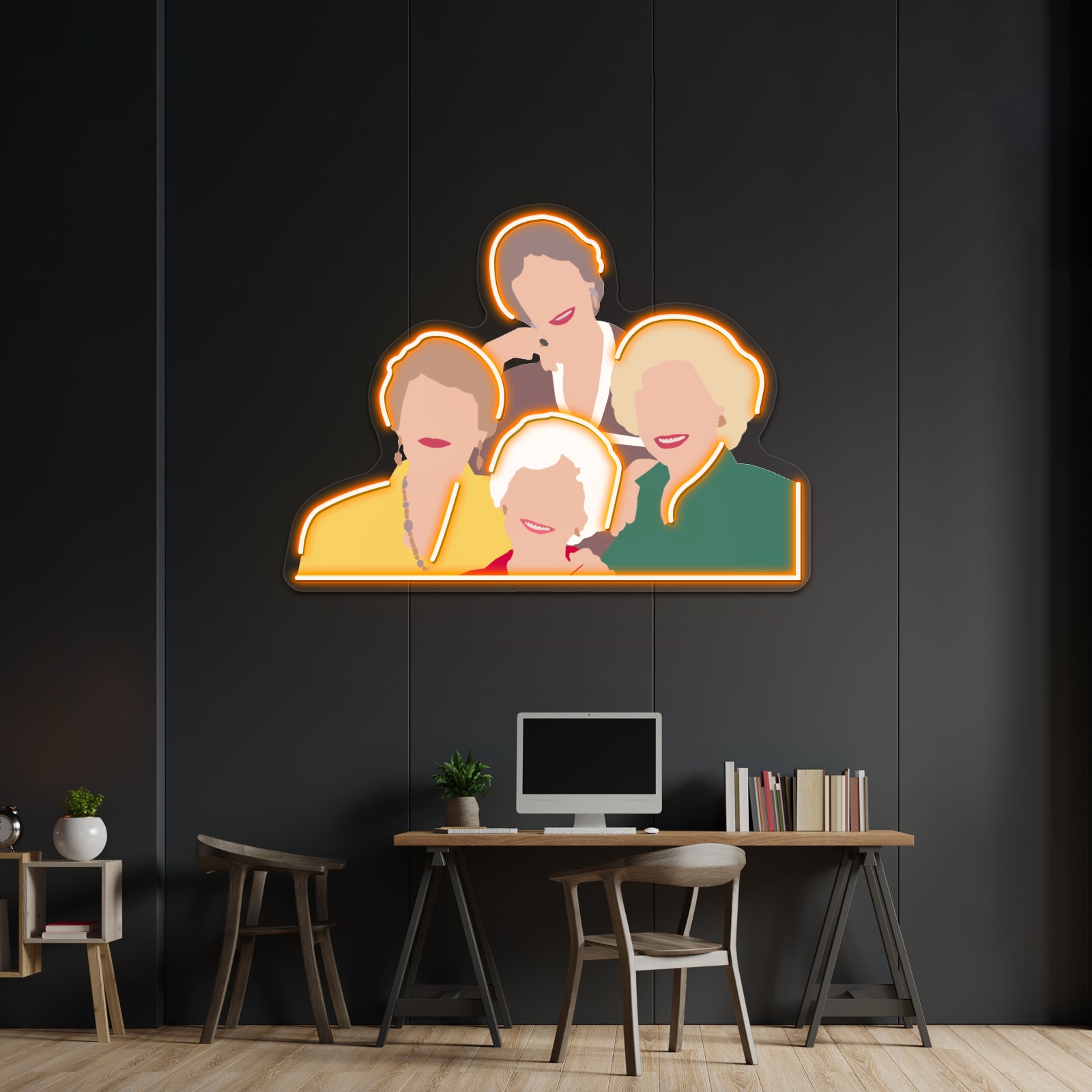 Golden Girls Opening Artwork Neon Led Signs