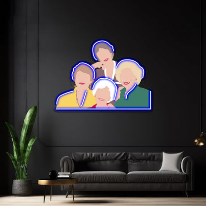 Golden Girls Opening Artwork Neon Led Signs - Shineneon