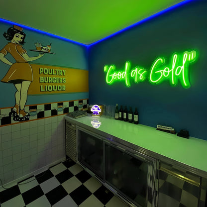 Golden Glory Good As Gold Neon Sign | Shineneon