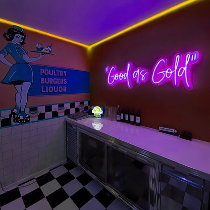 Golden Glory Good As Gold Neon Sign | Shineneon