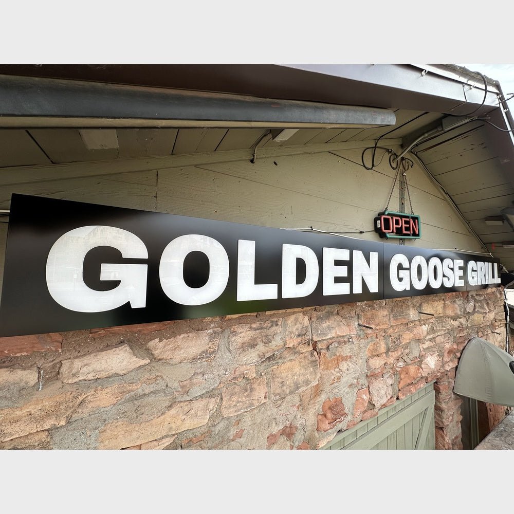 Golden Goose Grill 3D Frontlit And Backlit Channel Letter Led Light Sign - Shineneon