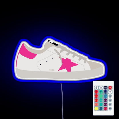 Golden Goose Sneaker Rgb Led Neon Sign Pop Wall Art