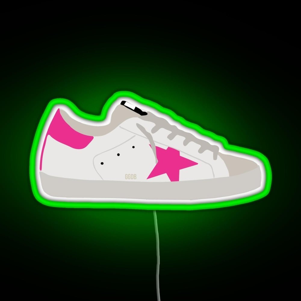 Golden Goose Sneaker Rgb Led Neon Sign Pop Wall Art - Shineneon