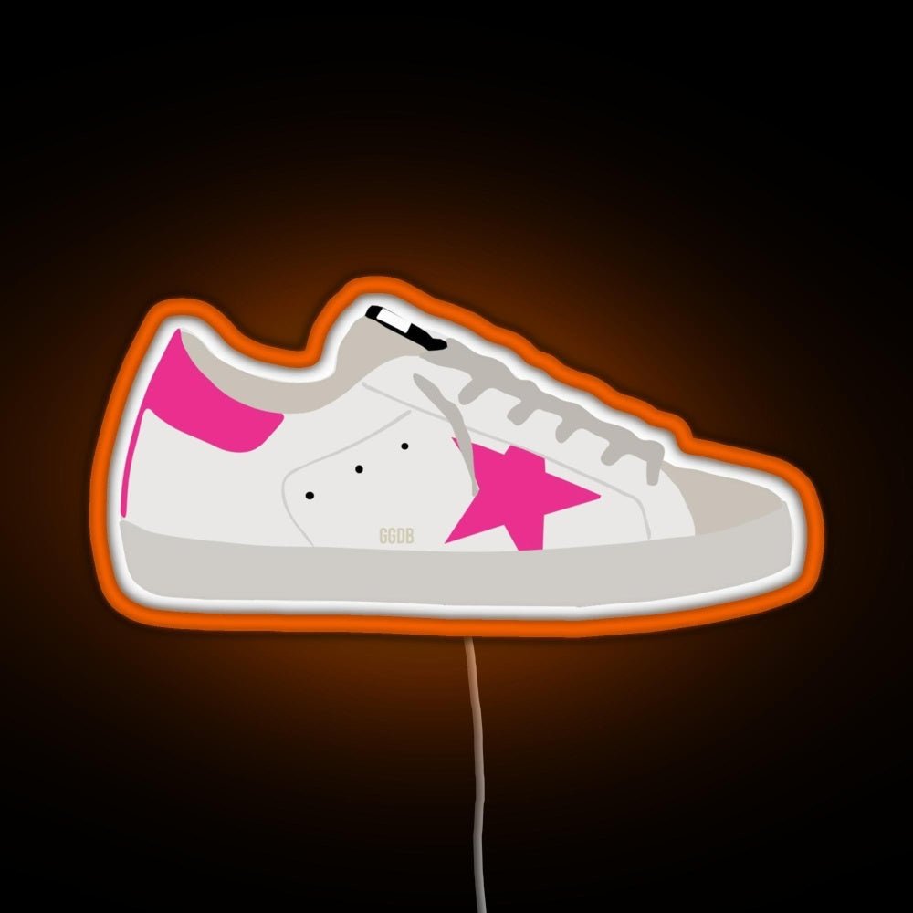 Golden Goose Sneaker Rgb Led Neon Sign Pop Wall Art - Shineneon