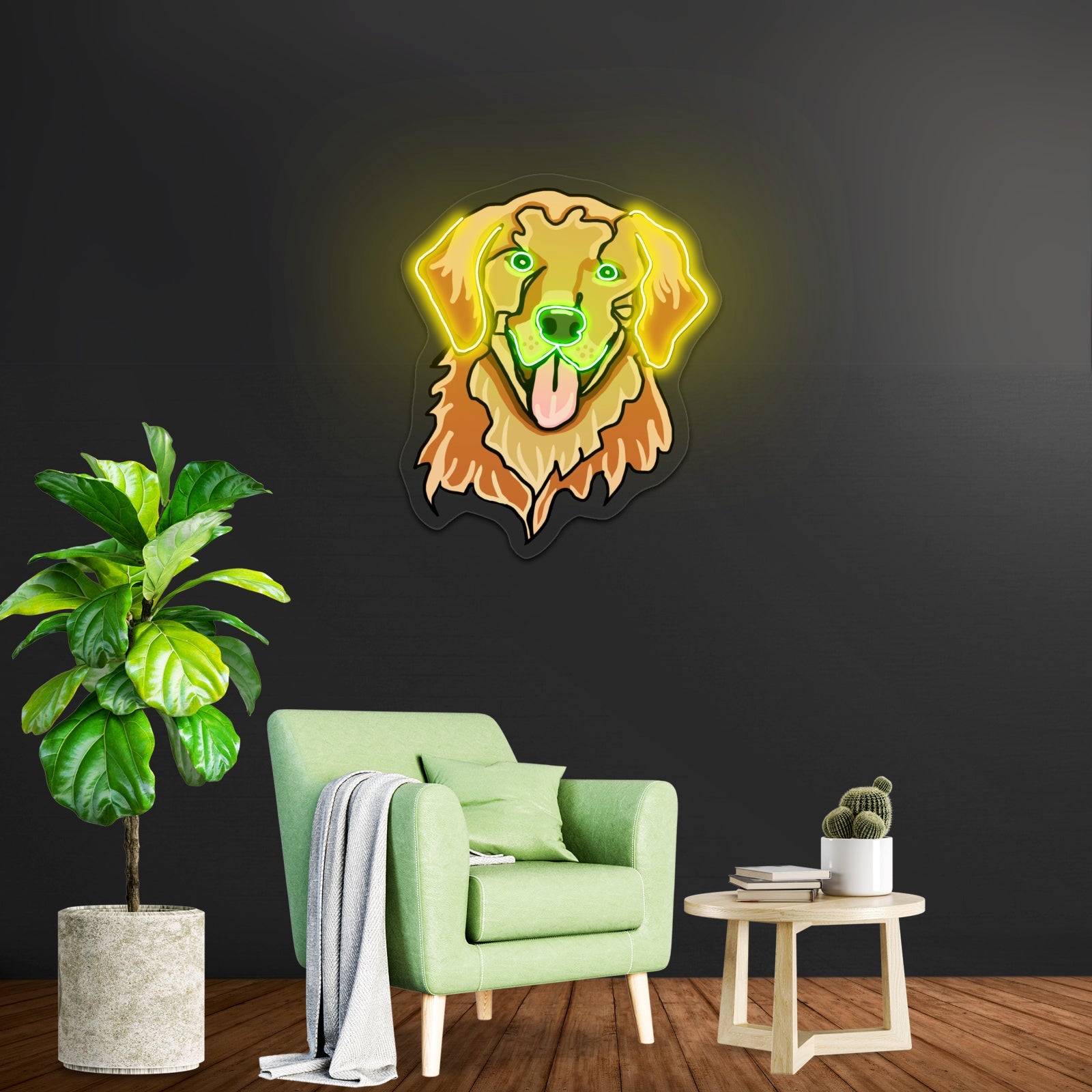 Golden Retriever Dog Neon Signs Affordable Custom Neon Signs - Shineneon