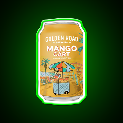 Golden Road Mango Cart Beer Bar Decor Led Neon Sign Rgb Color