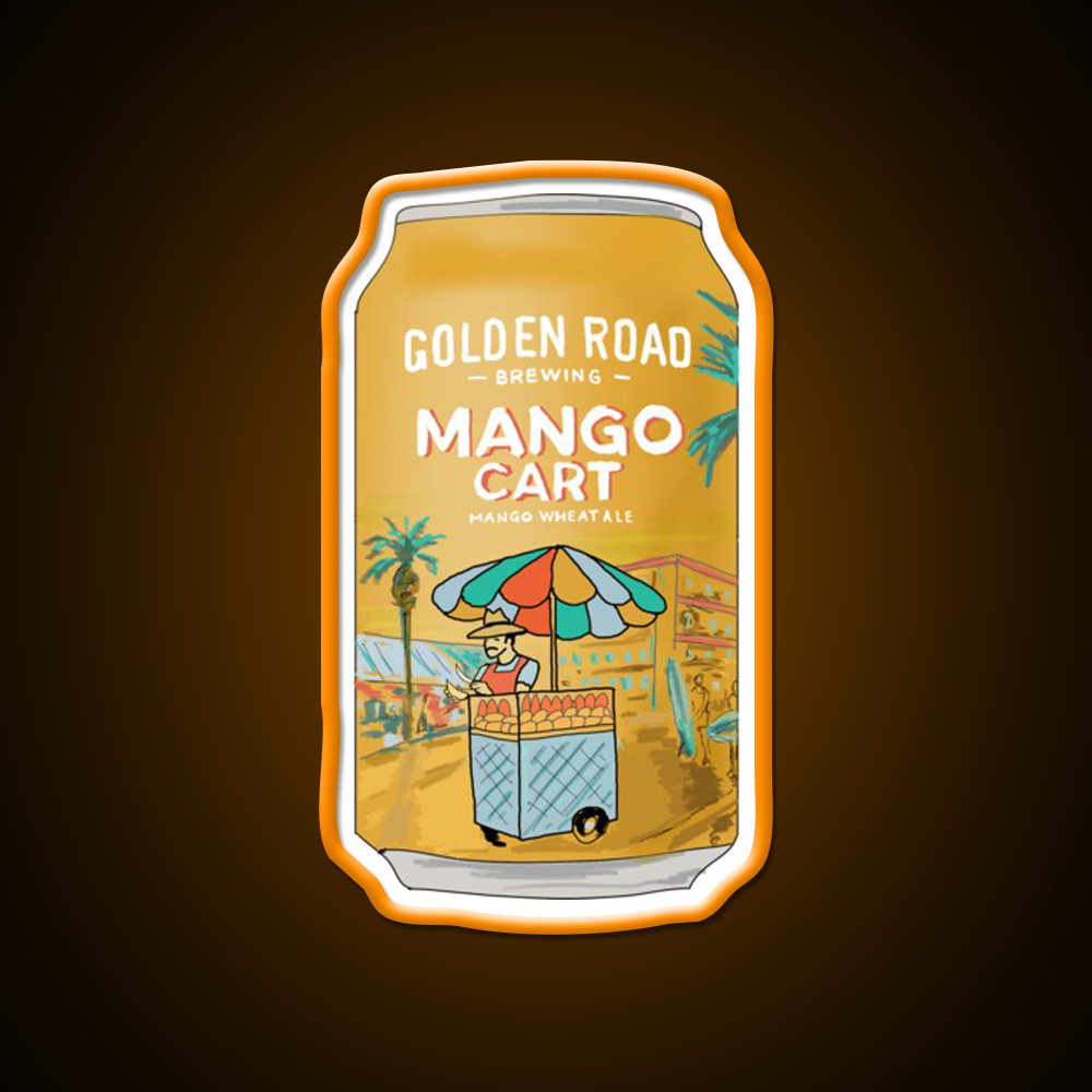 Golden Road Mango Cart Beer Bar Decor Led Neon Sign Rgb Color