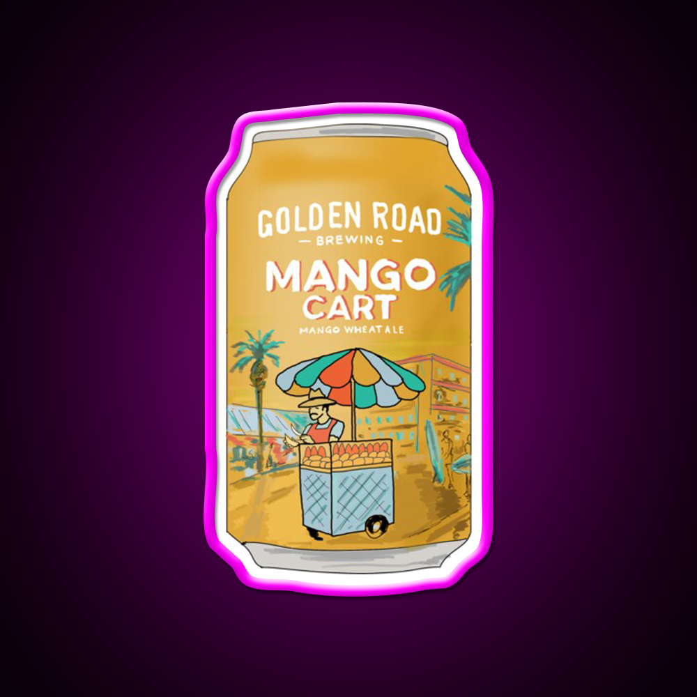 Golden Road Mango Cart Beer Bar Decor Led Neon Sign Rgb Color