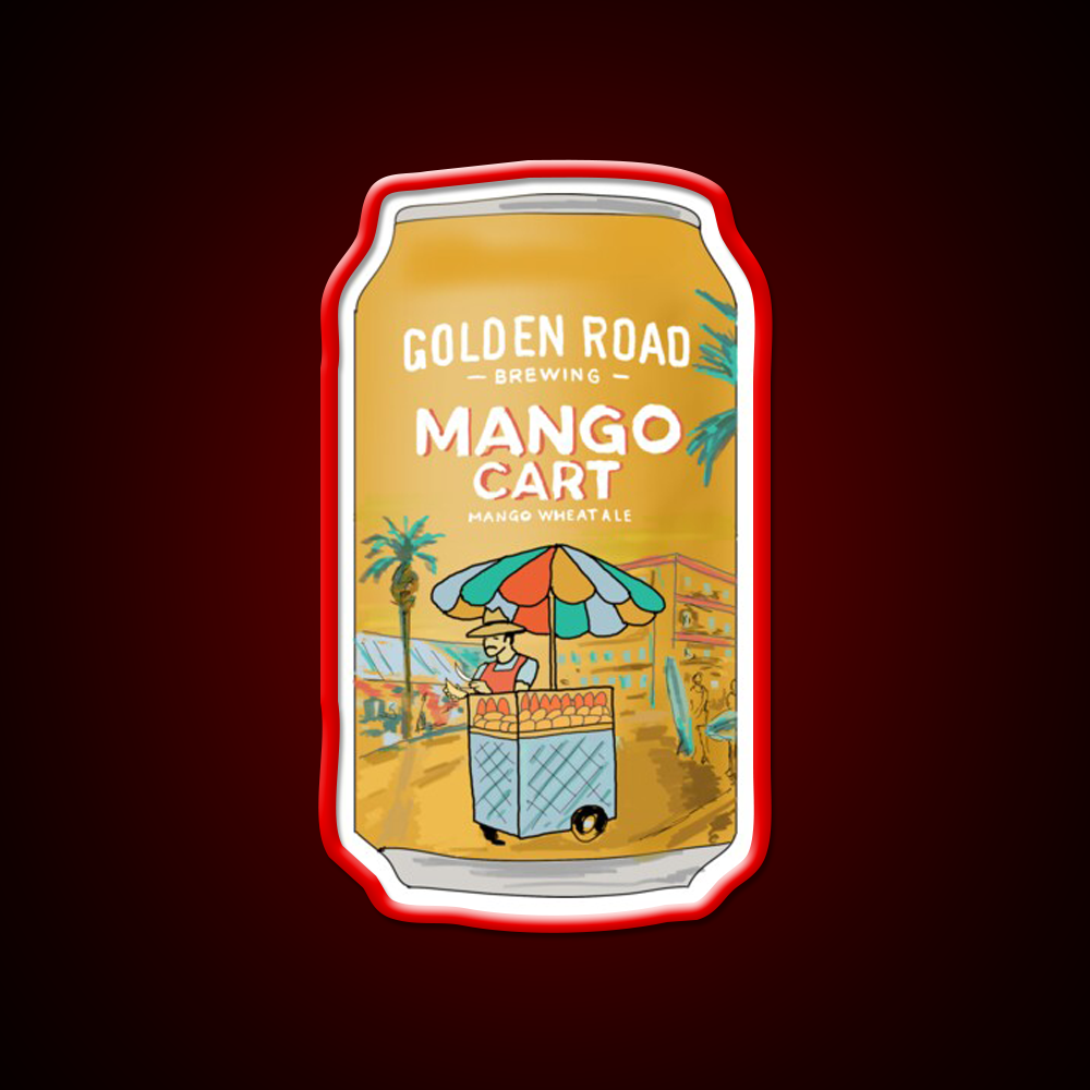 Golden Road Mango Cart Beer Bar Decor Led Neon Sign Rgb Color