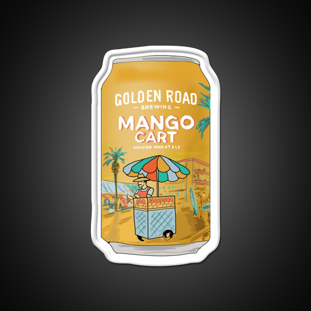 Golden Road Mango Cart Beer Bar Decor Led Neon Sign Rgb Color