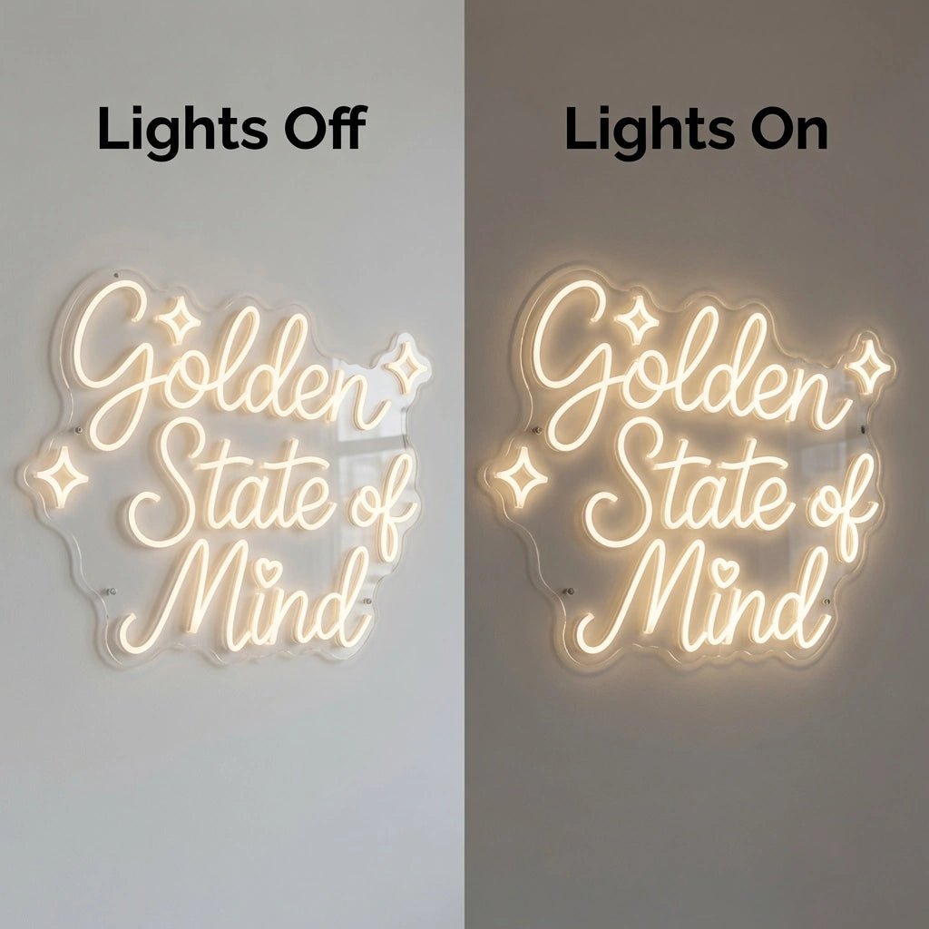 Golden State Of Mind LED Neon Sign - Shineneon