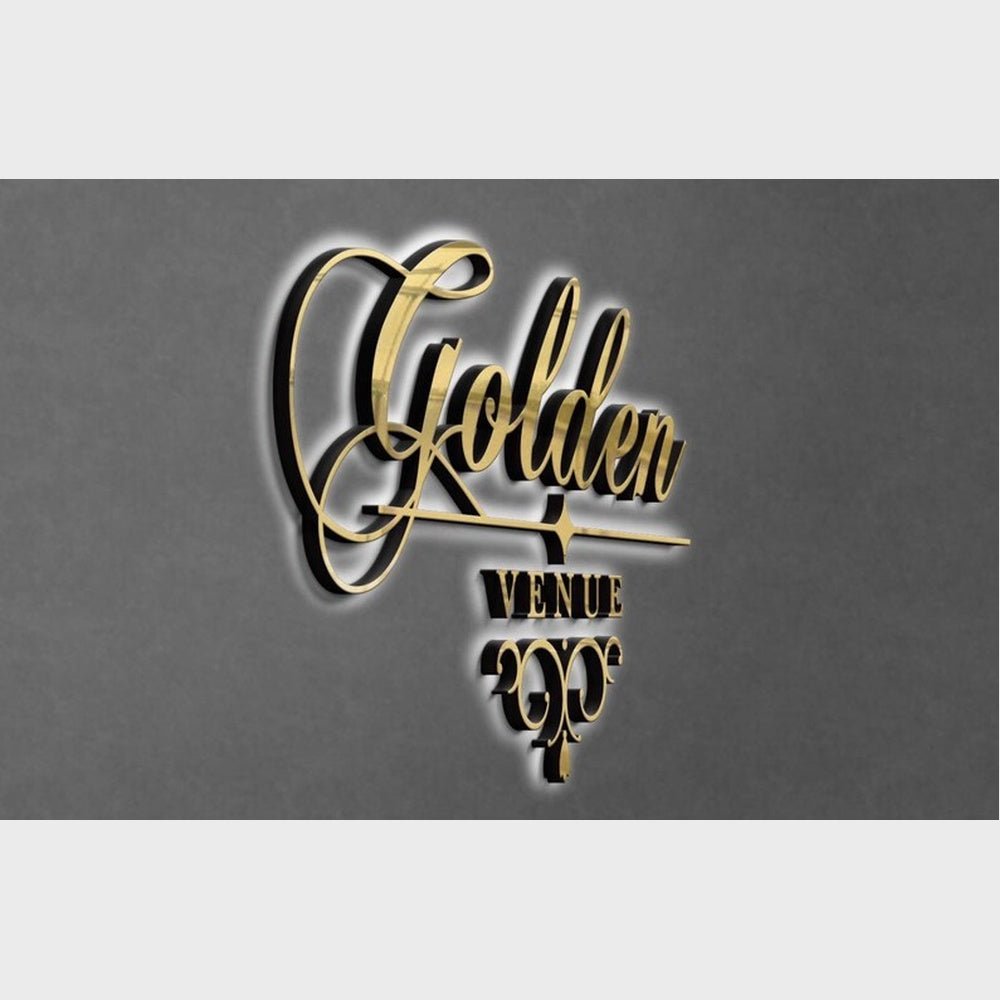 Golden Venue 3D Backlit Channel Letters Led Light Sign - Shineneon