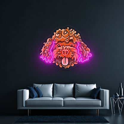Goldendoodle Dog Affordable Custom Neon Signs - Shineneon