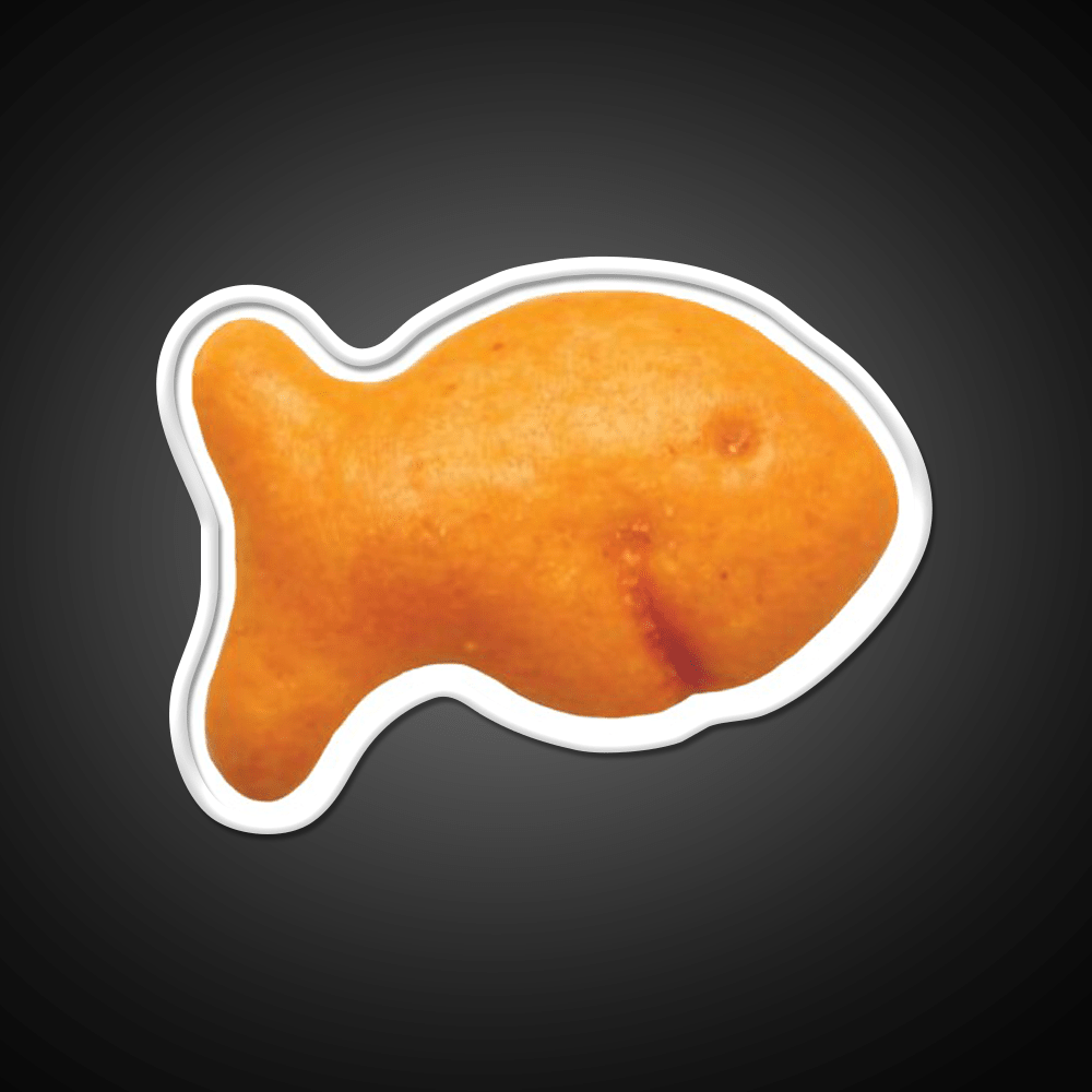 Goldfish Cracker Snack Food Led Neon Sign Rgb Color - Shineneon