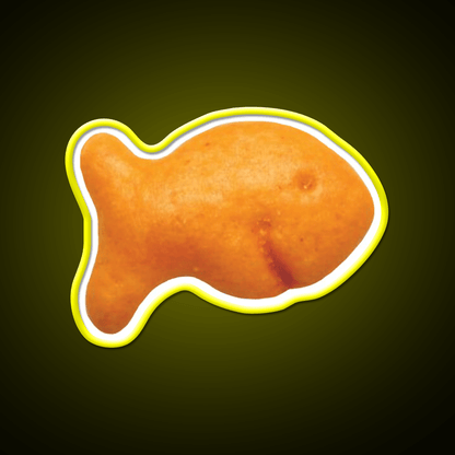 Goldfish Cracker Snack Food Led Neon Sign Rgb Color - Shineneon