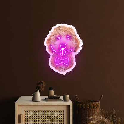 Goldfish In Round Frame Led Neon Sign Light Custom Led Signs - Shineneon