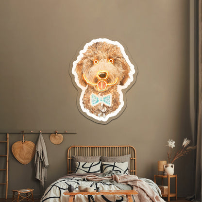 Goldfish In Round Frame Led Neon Sign Light Custom Led Signs - Shineneon