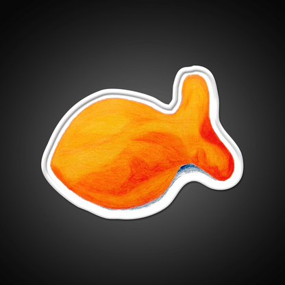 Goldfish Snack Food Led Neon Sign For Snack Room Rgb Color - Shineneon