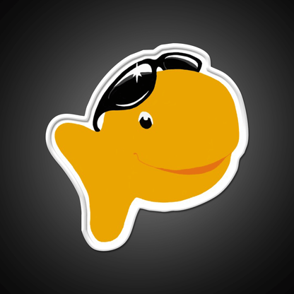 Goldfish Snack Food Led Neon Sign For Vending Area Rgb Color - Shineneon