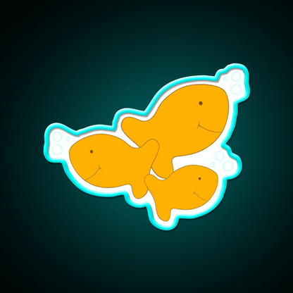 Goldfish Snack Food Led Neon Sign Rgb Color - Shineneon