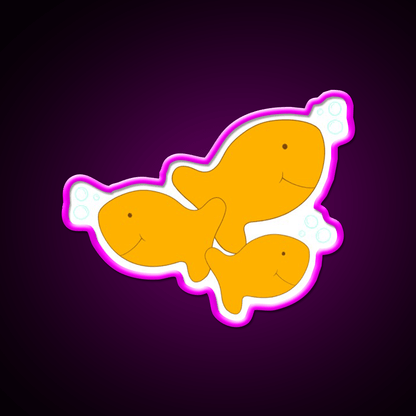 Goldfish Snack Food Led Neon Sign Rgb Color - Shineneon