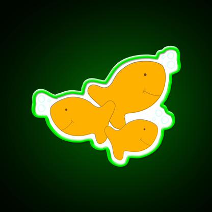 Goldfish Snack Food Led Neon Sign Rgb Color - Shineneon