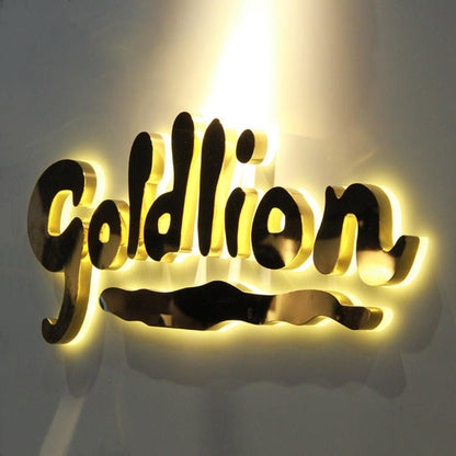 Goldion 3D Backlit Channel Letters Led Light Sign - Shineneon