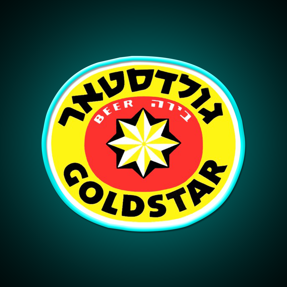 Goldstar Beer 1 Beer Bar Decor Led Neon Sign Rgb Color - Size and dimension reference