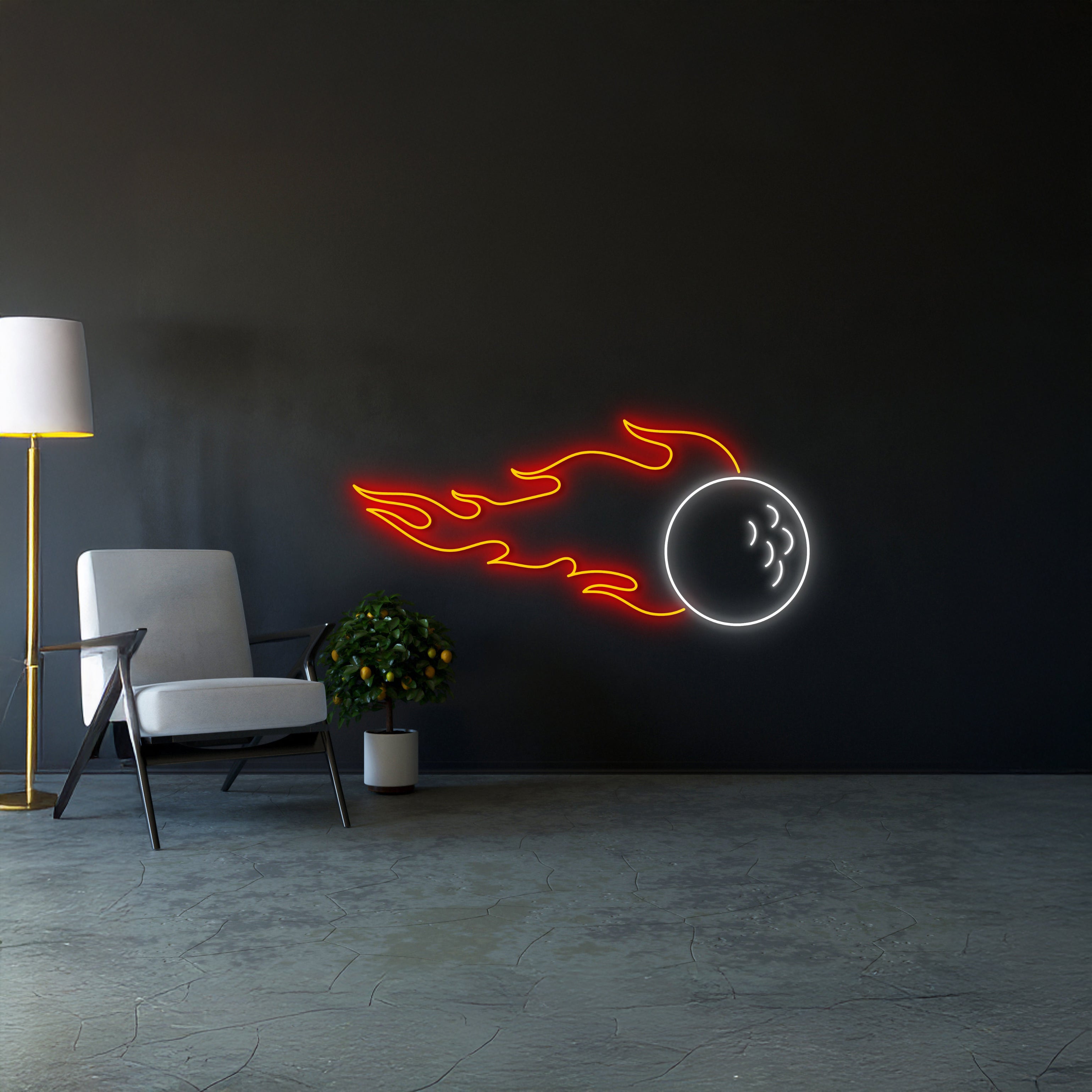 Golf Ball Led Sign Playing Golf Led Lights | Shineneon