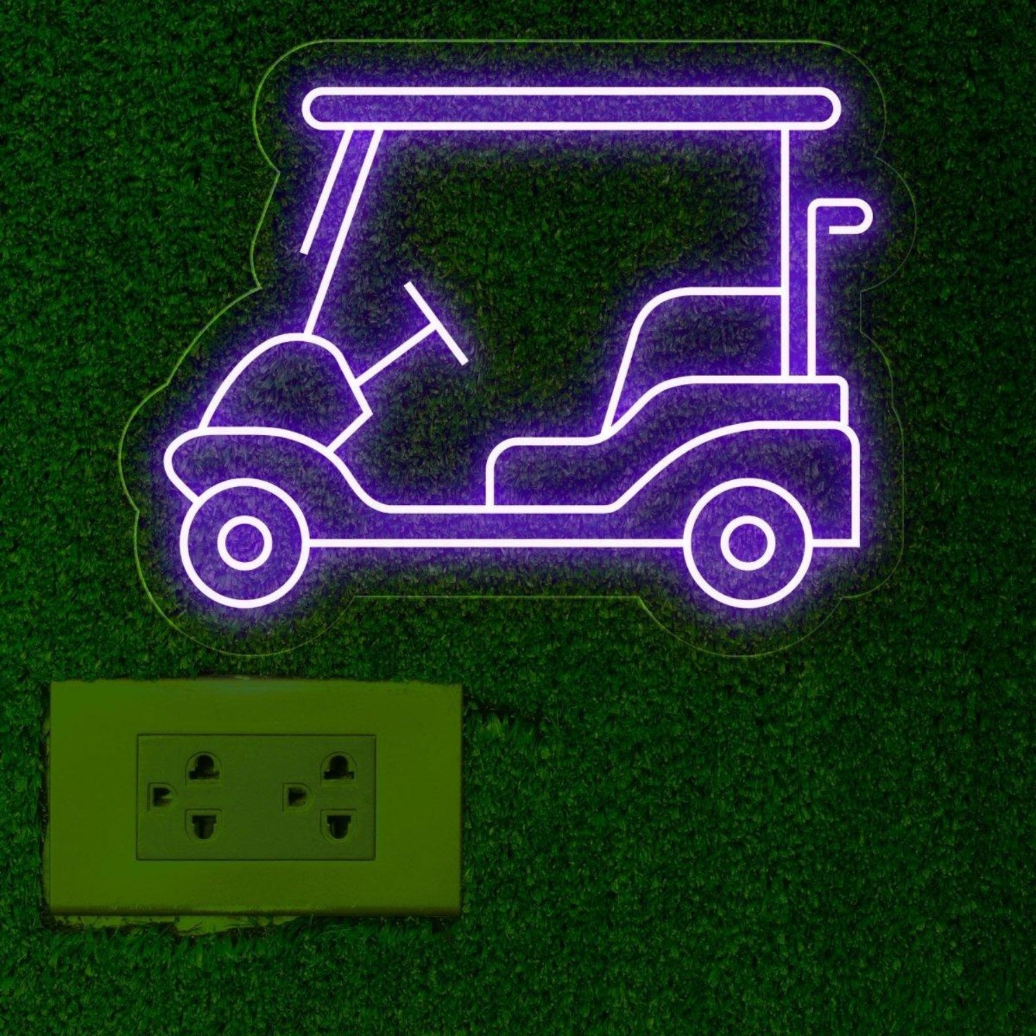 Golf Cart Led Neon Sign Outdoor Parking Club Decoration | Shineneon