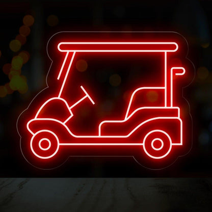 Golf Cart Led Neon Sign Outdoor Parking Club Decoration | Shineneon