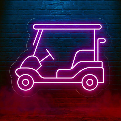 Golf Cart Led Neon Sign Outdoor Parking Club Decoration | Shineneon