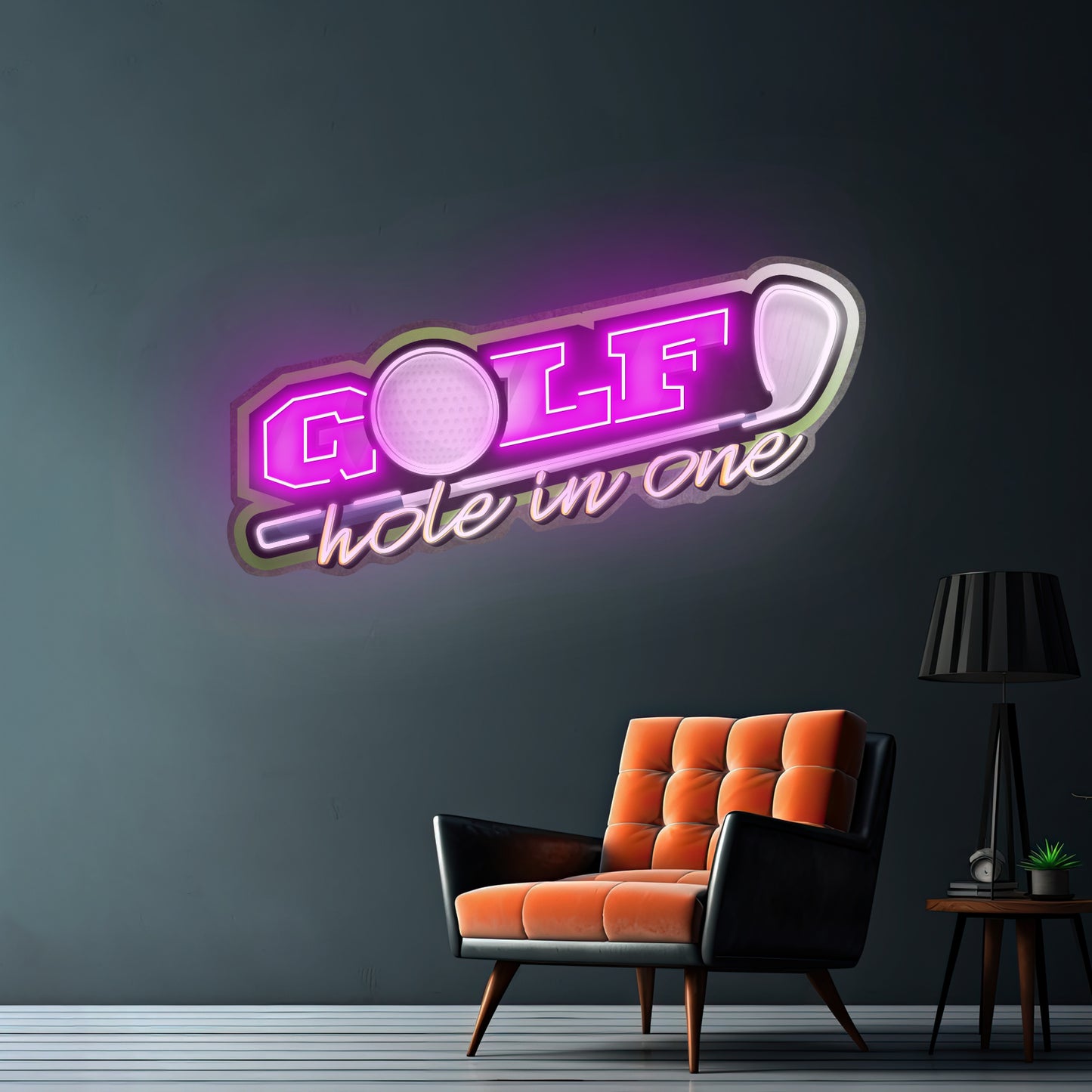 Golf Hole In One Custom Led Signs Artwork For Sale