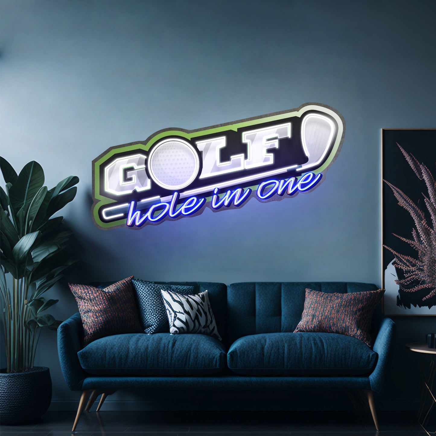 Golf Hole In One Custom Led Signs Artwork For Sale