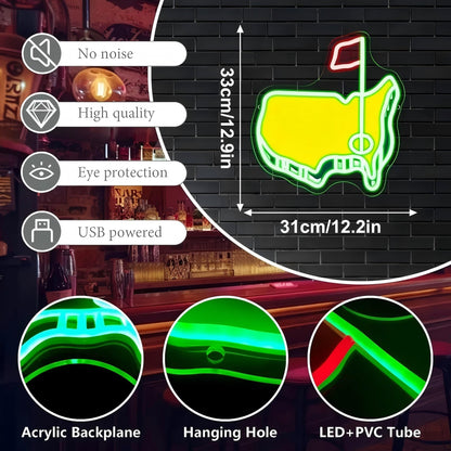 Golf LED Neon Sign for Bar Garage Man Cave and Gift USB Neon Sign - Shineneon