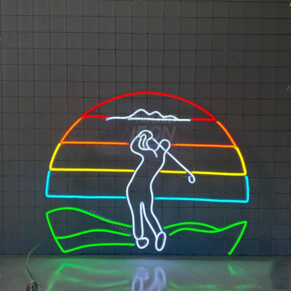 Golf Led Neon Sign Golfing Led Light Decor | Shineneon