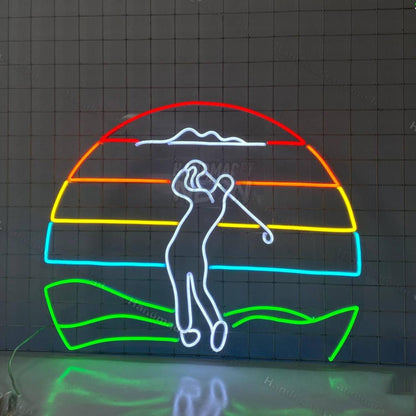 Golf Led Neon Sign Golfing Led Light Decor | Shineneon