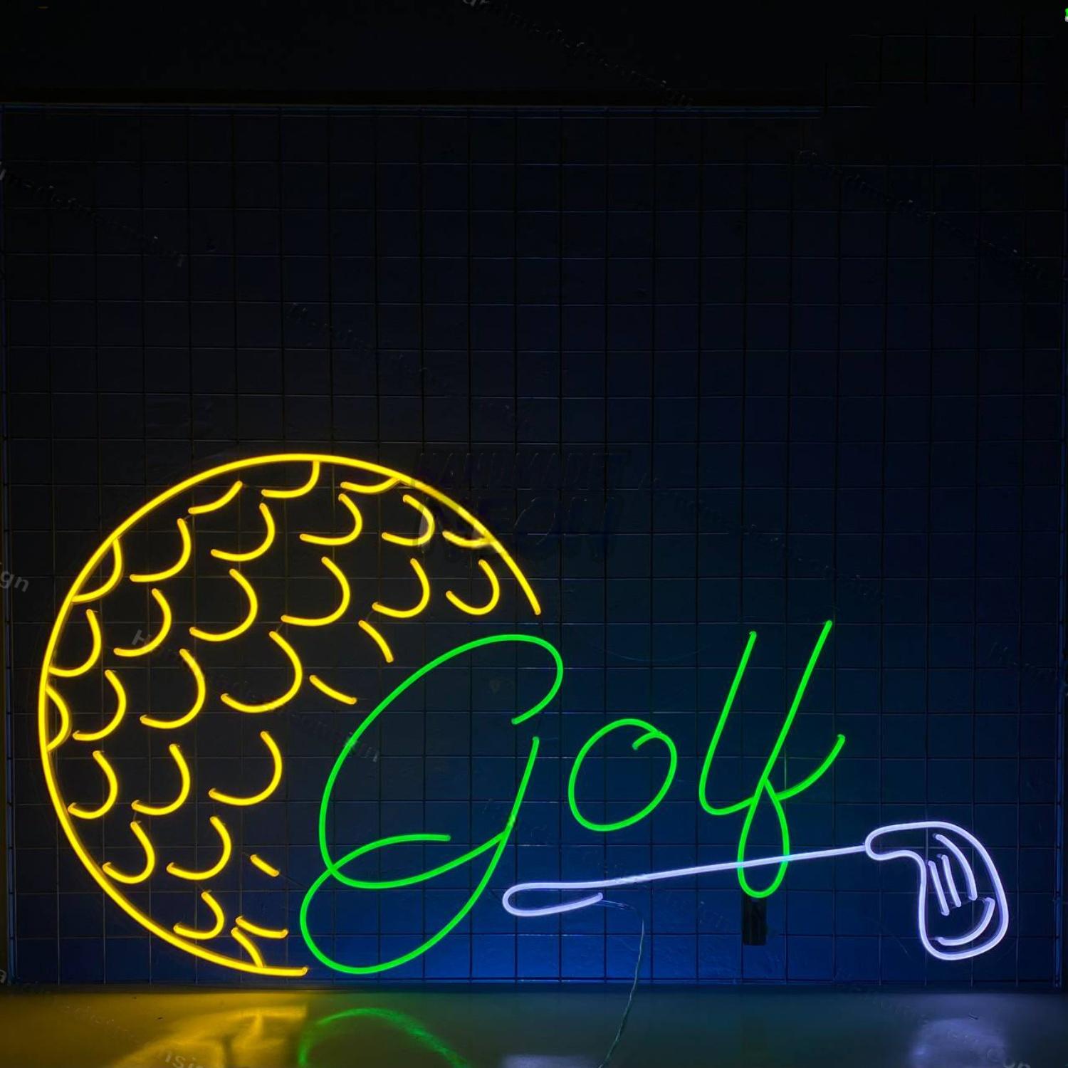 Golf Led Neon Sign Playing Golf Led Neon Sign | Shineneon