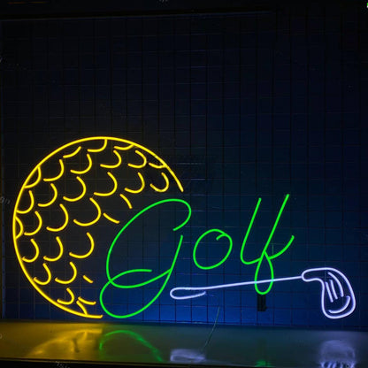 Golf Led Neon Sign Playing Golf Led Neon Sign | Shineneon