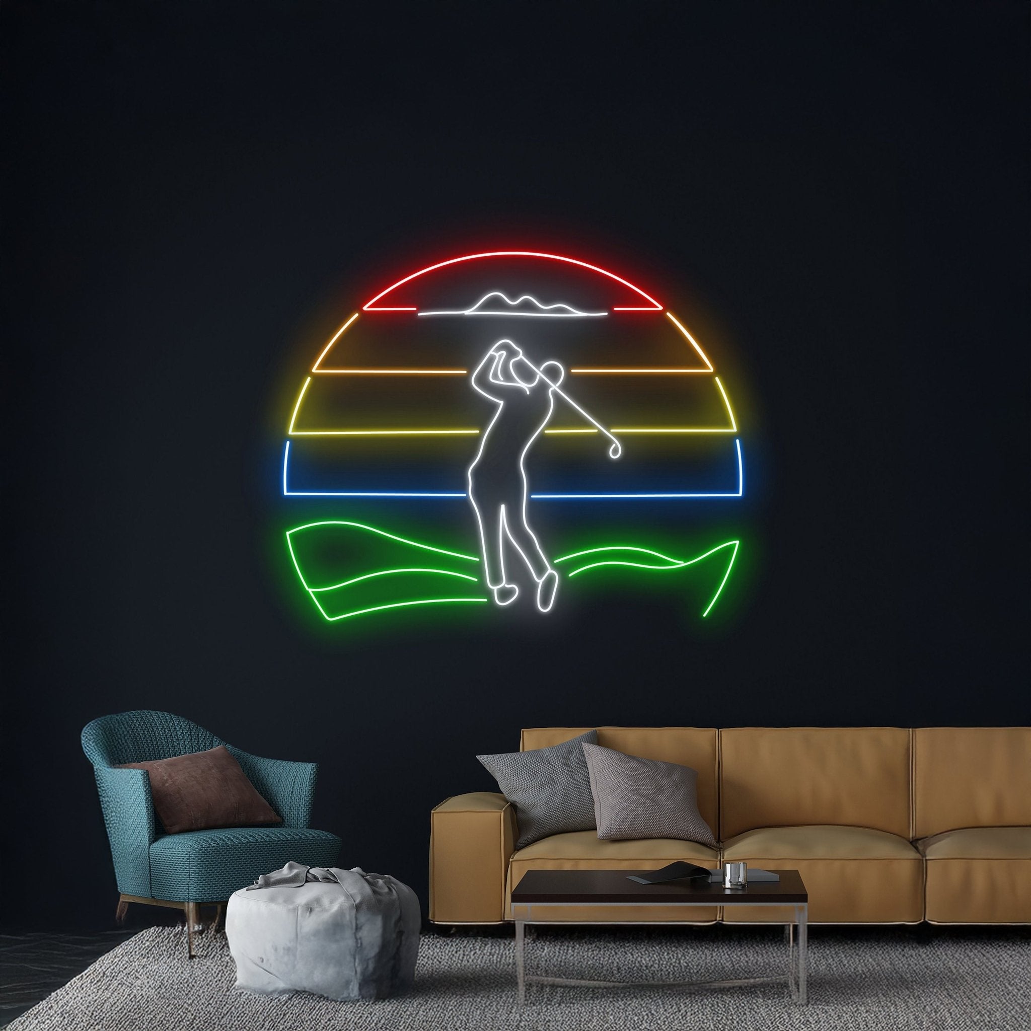 Golf Neon Sign Golf Ball Neon Light - Shineneon