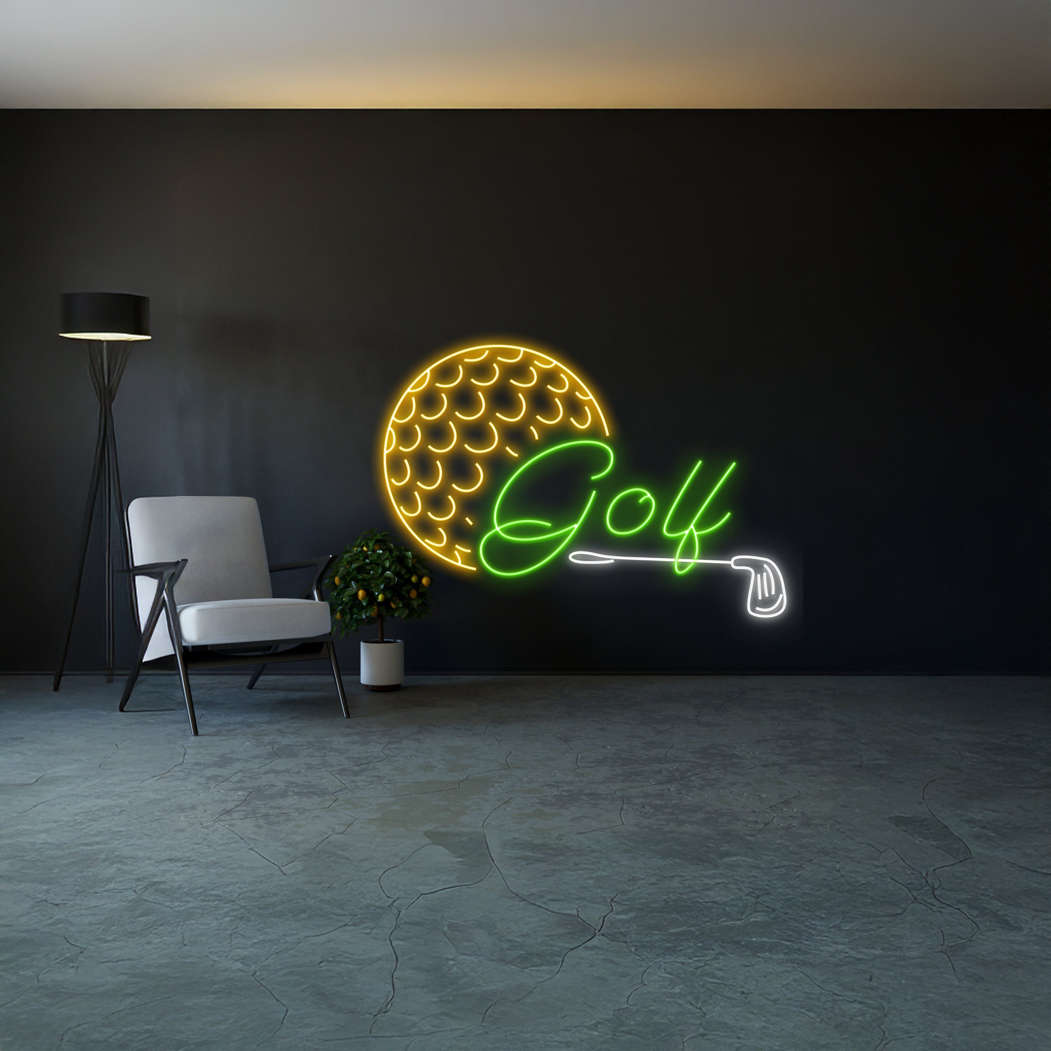 Golf Neon Sign Playing Golf Led Sign | Shineneon