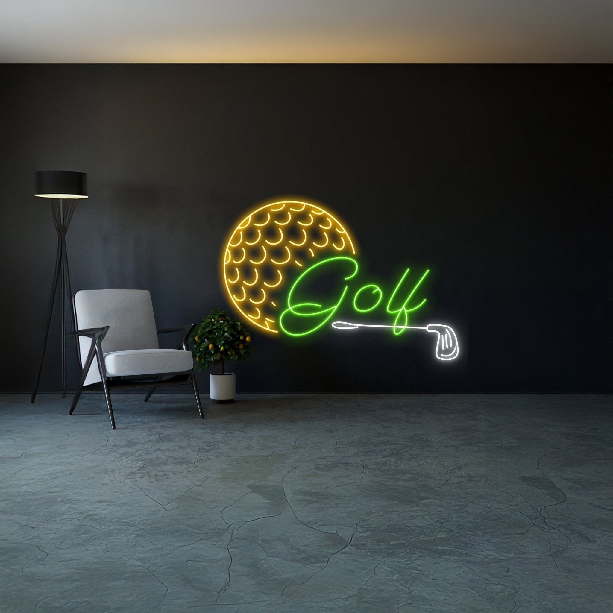 Golf Neon Sign Playing Golf Led Sign - Shineneon