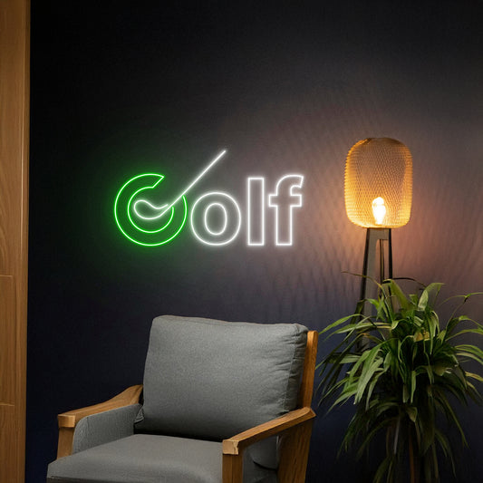 Golf Neon Sign Golfer Led Light