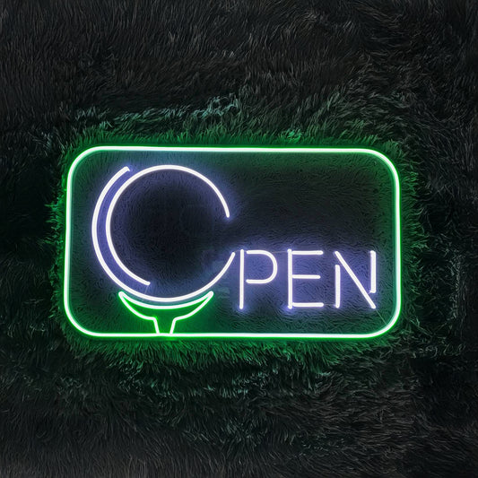 Golf Open Neon Sign