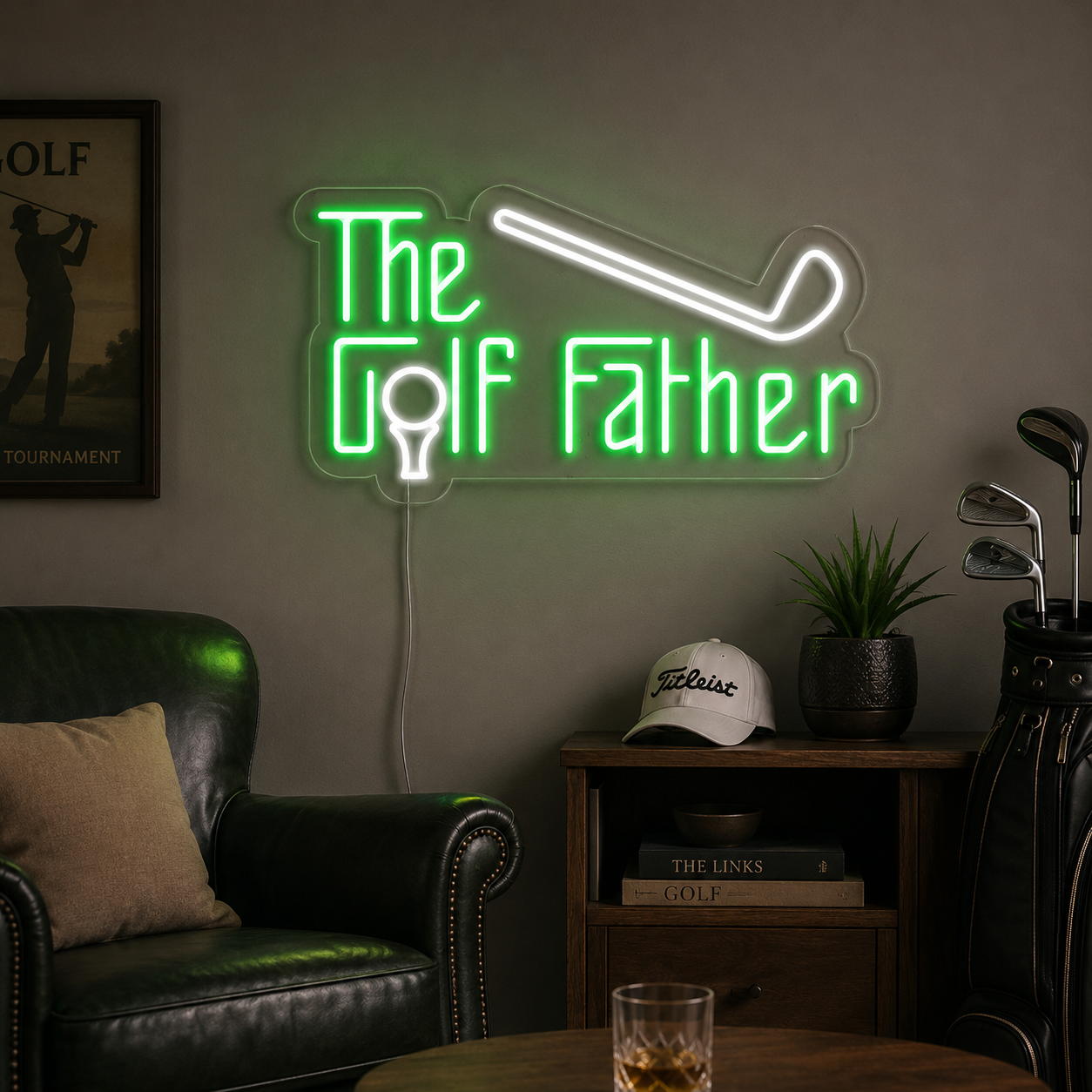 Golf Trophy Wall LED Neon Sign main product image