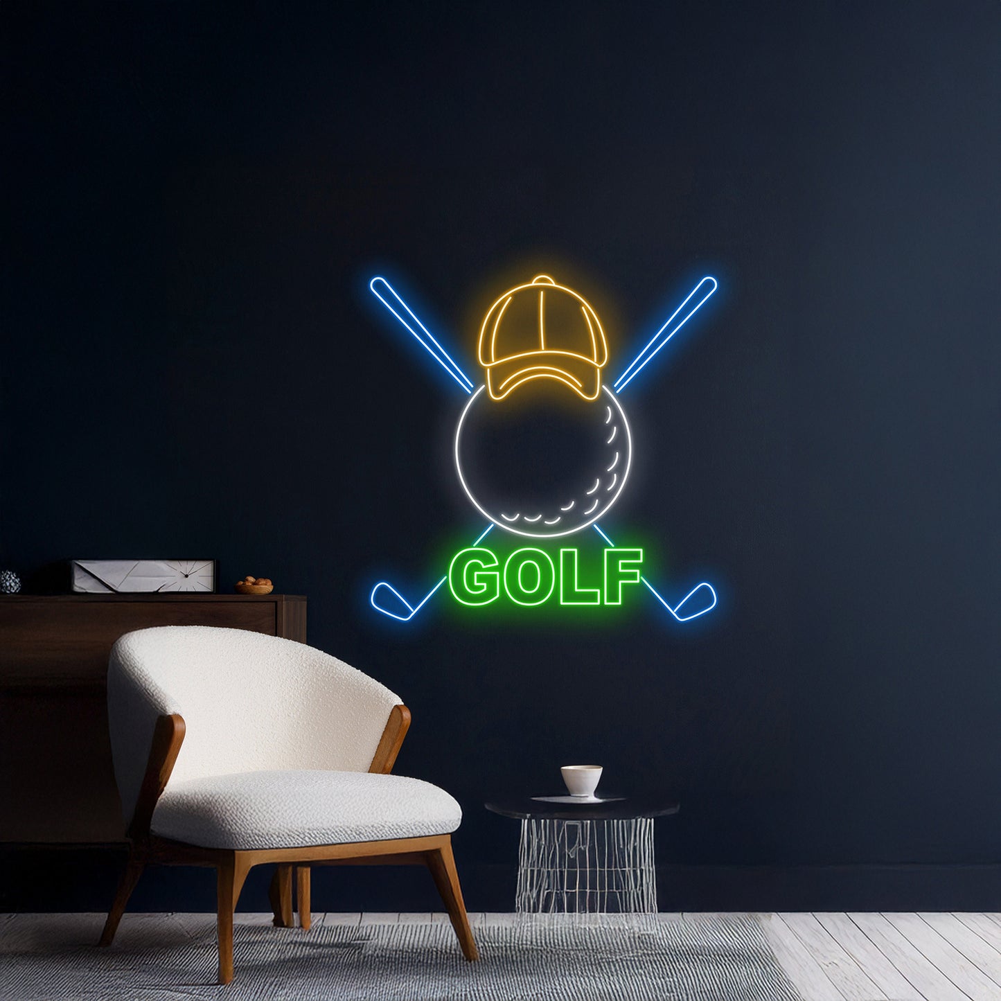 Golfer Led Light Golfing Led Sign