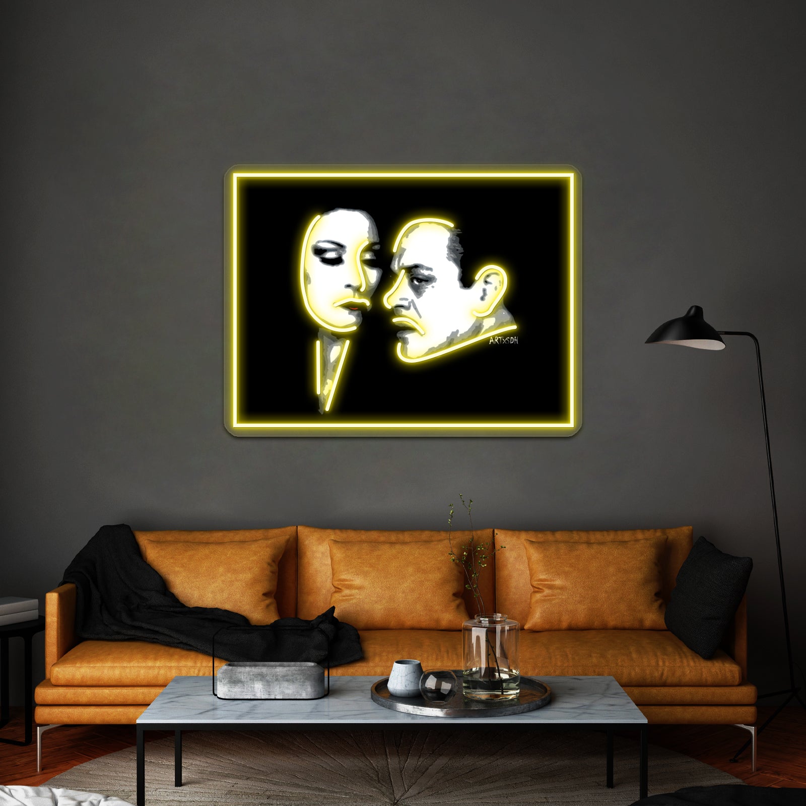 Gomez And Morticia Artwork Neon Led Signs | Shineneon