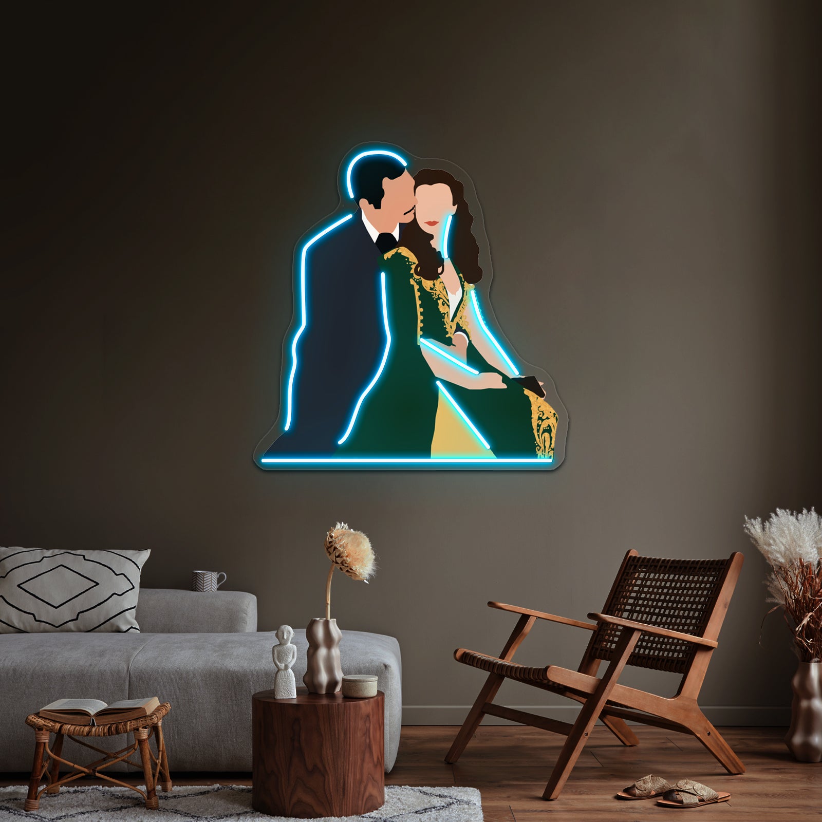 Gone With The Wind Artwork Neon Led Signs | Shineneon